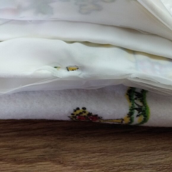 Vintage Baby Blanket White "Mini Bear" by Bunny Esmond NEW IN PACKAGE 36"x50" - Picture 13 of 16